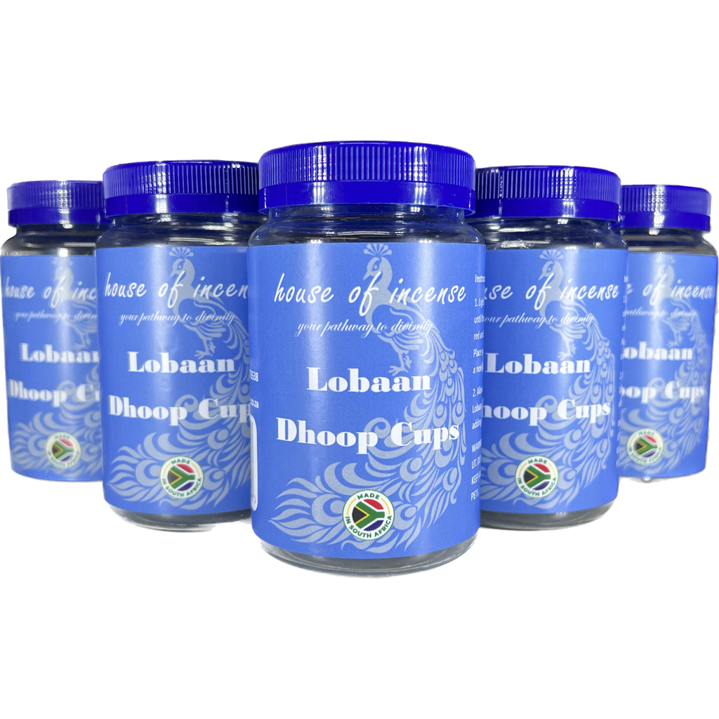 Unscented Charcoal Cups, 50g Loban Included