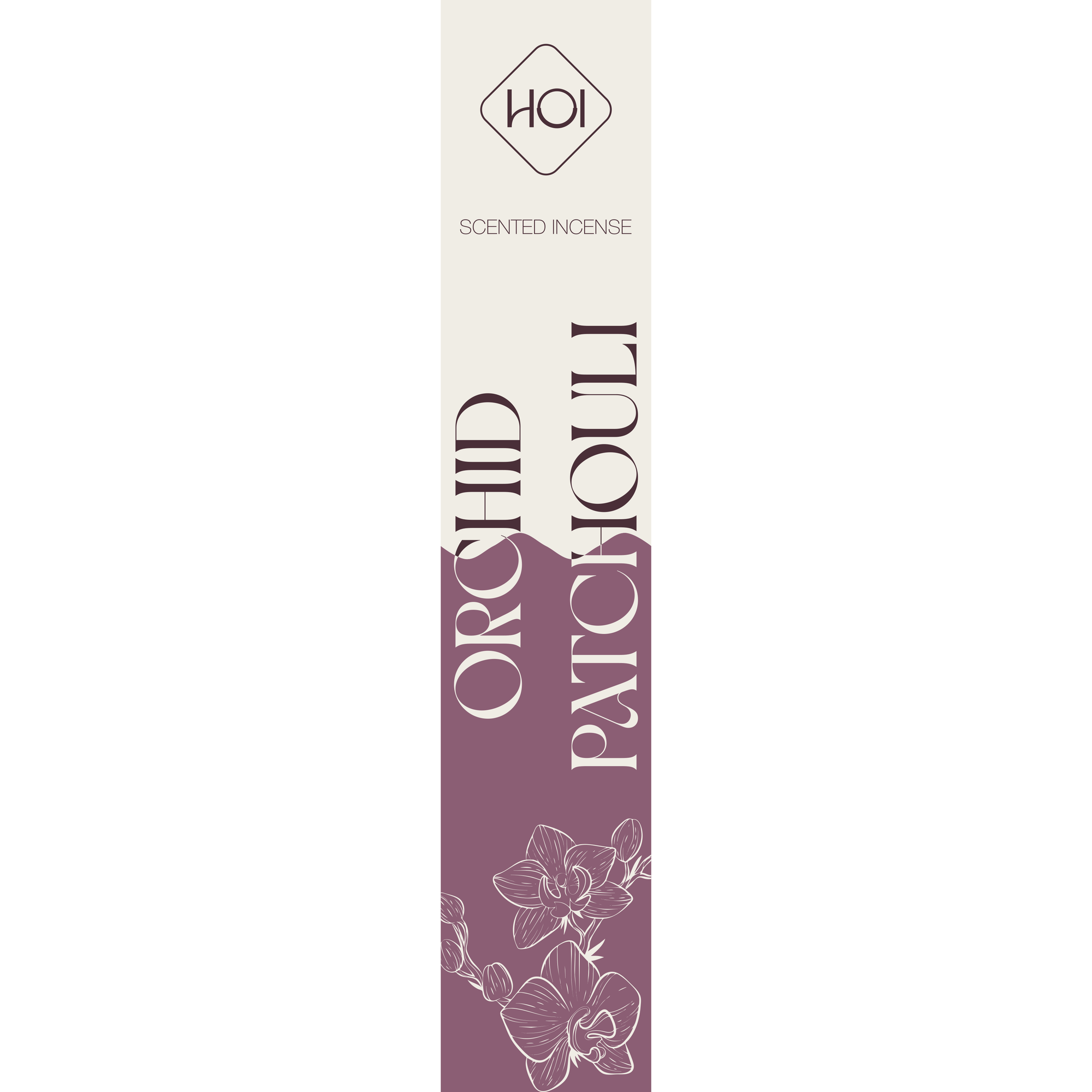 Scented Incense, Orchid Patchouli