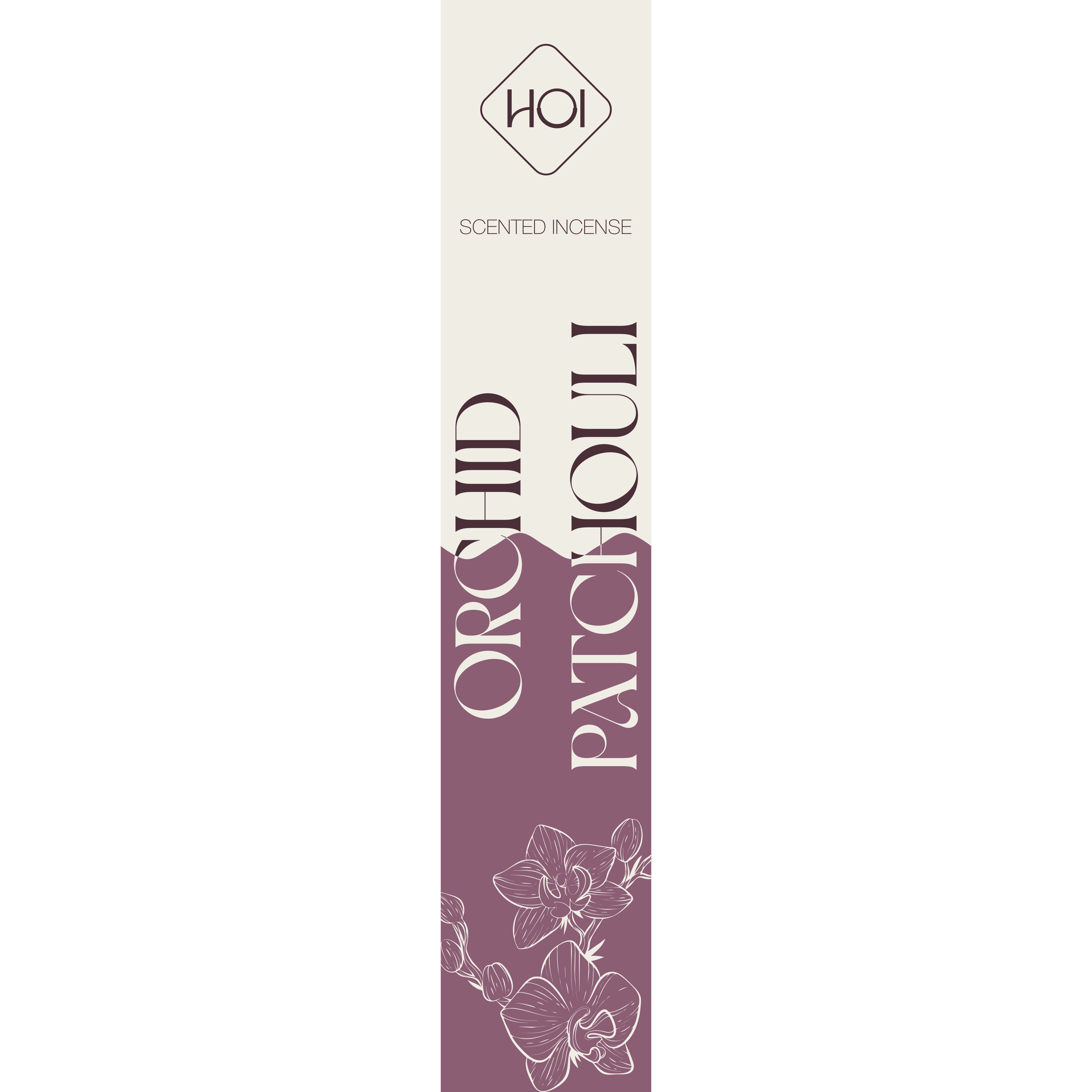Scented Incense, Orchid Patchouli